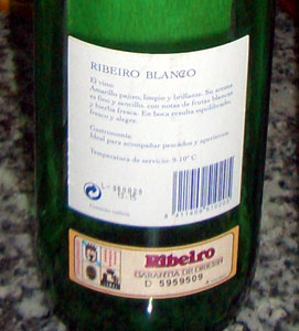 The Ribeiro label of origin