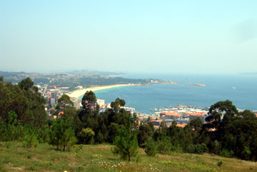 View from San Roque Parque down to Ribeira
