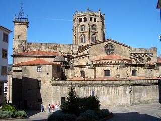 The cathedral in Ourense