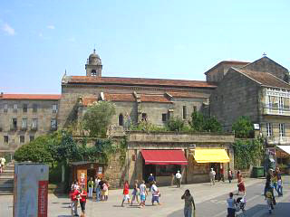 The San Francisco church in Pontevedra old town