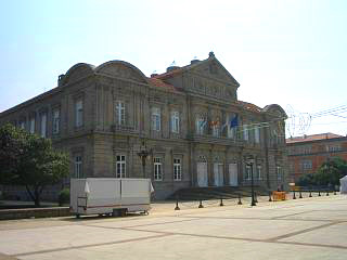 The Pazo da Deputacion building on Pontevedra's alameda