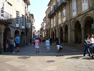 A street in Santiago de Compostela.