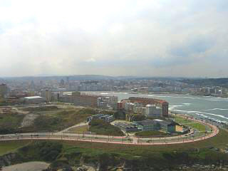  A view from the top of the tower of Hercules